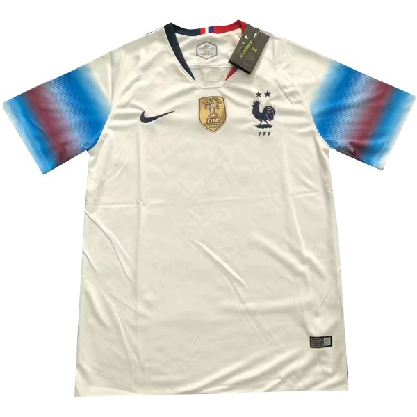 Tailandia Camiseta Francia Replica Segunda Ropa 2019 Blanco